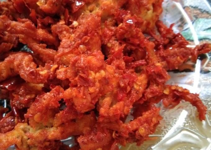 Jamur Krispi Oseng Sambal Matah